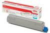 OKI 43487711 Blauer Original-Toner - C8600 / C8800