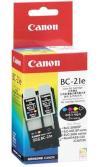 Canon BC-21E (0899A002) Original ink Printhead + Black and Color Cartridge - BJC-2000 / BJC-2100