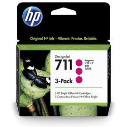 HP CZ135A (711) Magenta Original Cartridge 3-pack - DesignJet T120 (Ex)