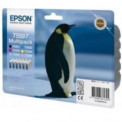 Epson C13T55974010 (T5597) 6-pack Multipack Original Ink Cartridge - Stylus Photo RX700