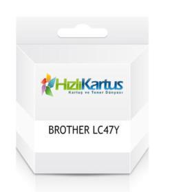 Brother LC47Y Sarı Muadil Kartuş - DCP-110C  / DCP