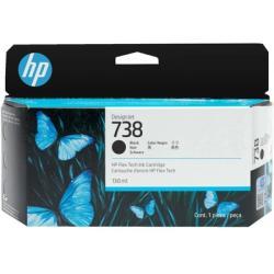 E - HP 498N4A (738) Black Original Cartridge - DesignJet T850 / T950 (Ex)