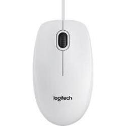 Logitech B100 (910-003360) Weißer optisch verdrahteter Mund