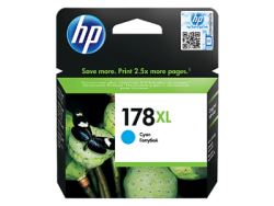 HP CB323HE (178XL) Cyan Original Cartridge - Photosmart 5510 / 5515 (Ex)