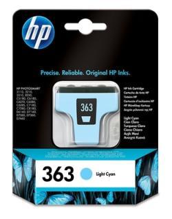 HP 363 (CB283E) Originalpatrone in Hellblau - Pho