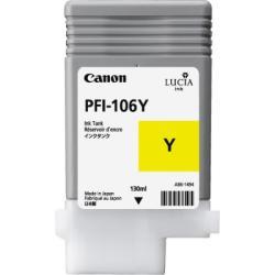 Canon PFI-106Y (6624B001) Yellow Original Cartridge - IPF6300 / IPF6400