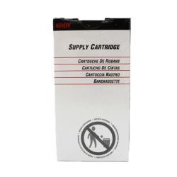 Kroy 2487916 12mm x 7m Black White on White Original Industrial Cartridge - K5100