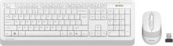 A4 Tech FG1010 Beyaz Q Kablosuz Klavye & Mouse Set