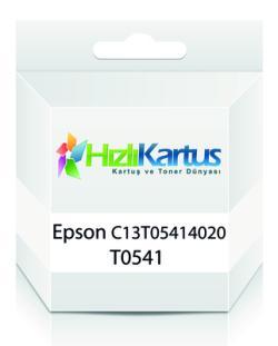 Epson C13T05414020 T0541 Siyah Renkli Muadil Kartu