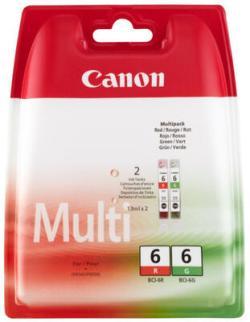 Canon BCI-6R/BCI-6G(8891A010AA) Dual Pack