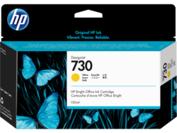 HP P2V64A (730) Gelbe Original-Tintenpatrone - T1600 / T1700