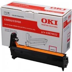 OKI 43870022 Red Original Drum Unit - C5850 / C5950