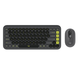 Logitech Pop Icon Combo (920-013075) Grau, kabellos.