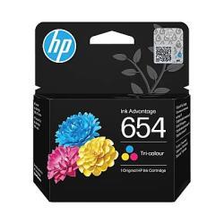 HP 7FP38UE (654) Renkli Orjinal Kartuş - DeskJet 2