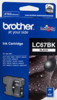 Brother LC67BK Schwarze Original-Tintenpatrone - DCP-585