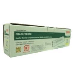 OKIZCARTKEEP0001ZXQ YellowART Toner — C8600ZCARTKEEP0003C8800ZCARTKEEP