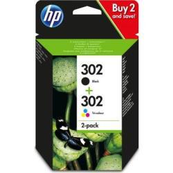 HP X4D37AE (302) Siyah+Renkli Multipack Orjinal Ka