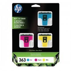 HP CB333EE (363) 3lü Paket Mavi-Kırmızı-Sarı Orjin