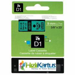 Dymo D1 40919Q Black Muadil Label auf Grün