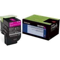 Lexmark 80C1XM0 Roter Orjintoner Hochkapas