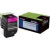 Lexmark 80C1XM0 Rot, Original-Toner, hohe Reichweite.