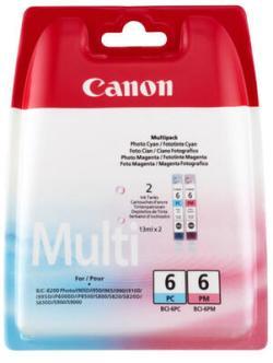 Canon BCI-6PC / BCI-6PM (4709A018AA) İkili Paket