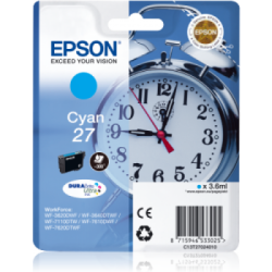 Epson C13T27024020 (27) Blau, Originalpatrone für WF-36.