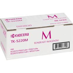Kyocera TK-5220M Magenta Original Toner Cartridge - P5021 / M5521