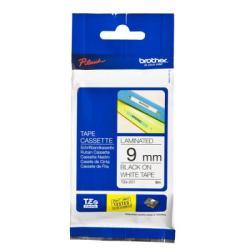 Brother TZE-221 (9MM) Beyaz Lamine Etiket