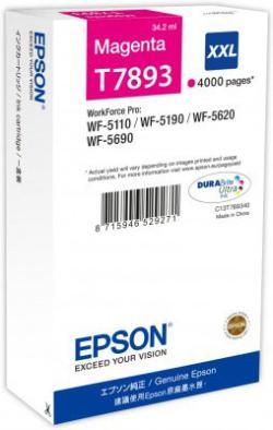 Epson C13T789340 (T7893) Magenta Original Ink - WF-5110 / WF-5190 (Ex)