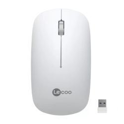 Lenovo Lecoo WS214 Drahtlos 1200DPI 3 Taste White Slient Optische Maus