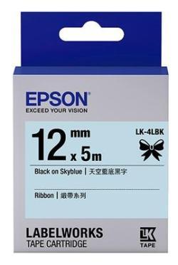 Epson LK-4LBK C53S654032 Schwarz auf Sky Blue