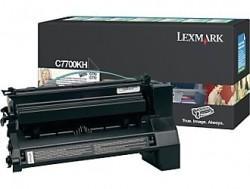 Lexmark C7700KH Siyah Orjinal Toner Yüksek Kapasit