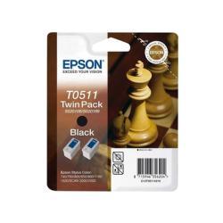 Epson T0511 (C13T05114220) 2Li Paket Siyah Orjinal