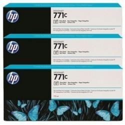 HP B6Y37A (771C) Photo Black 3-pack Plotter Cartridge - DesignJet Z6200 (Ex)