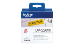 Brother DK-22606 Orjinal Sarı Etiket Rulosu 62mm x