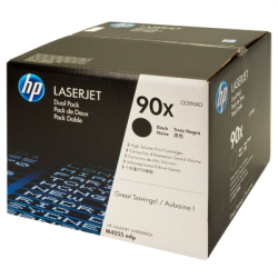 HP CE390XD (90X) Black Original Toner Dual Pack - LaserJet M4555MFP