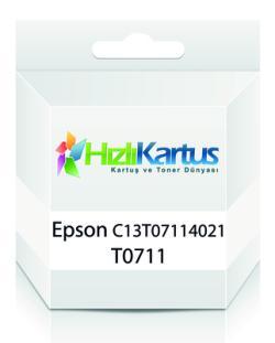 Epson C13T07114021 (T0711) Siyah Muadil Kartuş - S