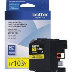 Brother LC103Y Yellow Original Cartridge - DCP-J132W (U)