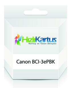 Canon BCI-3ePBK  (4485A002) Foto Siyah Muadil Kart
