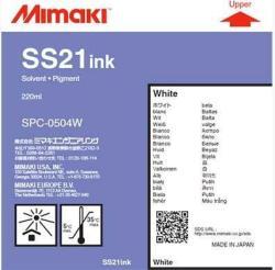 Mimaki SPC-0504W SS21 White Original Solvent Ink Cartridge 220 ml