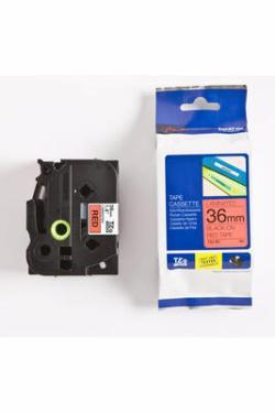 Brother TZe-461 Kırmızı üzerine Siyah Laminasyonlu