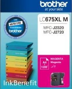 Brother LC675XLM High Capacity Magenta Original Cartridge - MFC-J2720 / MFC-J2320