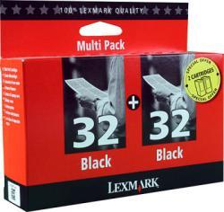Lexmark 32+32 80D2956 Dual Pack Black Kartusche - X3350 / X5470