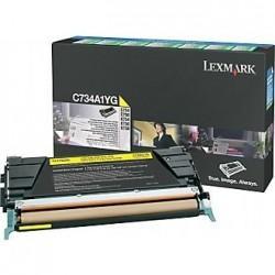 Lexmark C734A1YG Gelber Originaltoner - C734 / C736