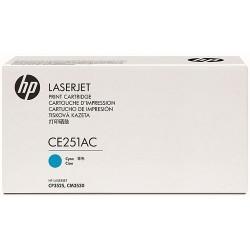 HP CE251AC (504A) Cyan Original Toner - CP3525 / CM3530