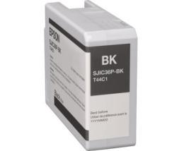 Epson SJIC36P-BK (C13T44C140) Black Original Cartridge - C6000 / C6500