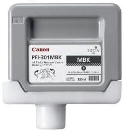 Canon PFI-301MBK (1485B001) Matte Black Original Cartridge 330 ml. - iPF8000 / iPF8100