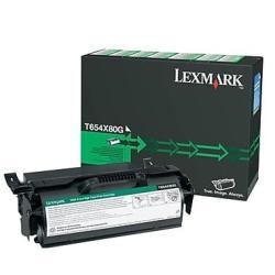 Lexmark T654X80G Schwarze Original-Tonerpatrone - T654