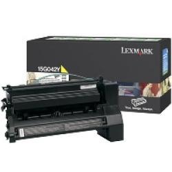 Lexmark 15G042Y Sarı Orjinal Toner - C752 / C760